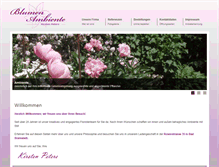 Tablet Screenshot of blumenambiente-kp.de